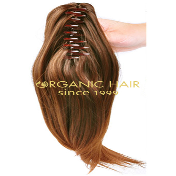 remy human hair ponytail, long ponytail extenison, hair pieces ponytail hot sale in Europe Gt11